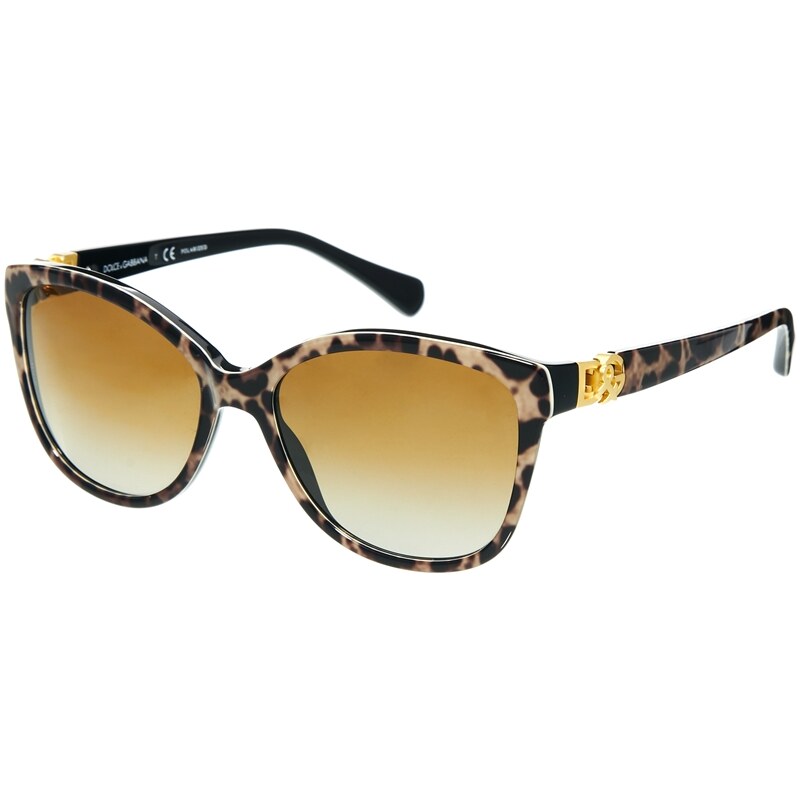 Dolce & Gabbana Dolce and Gabbana Square Leopard Print Sunglasses