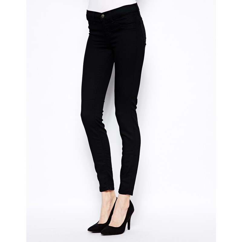 J Brand 915 Low Waist Skinny Jeans - Black