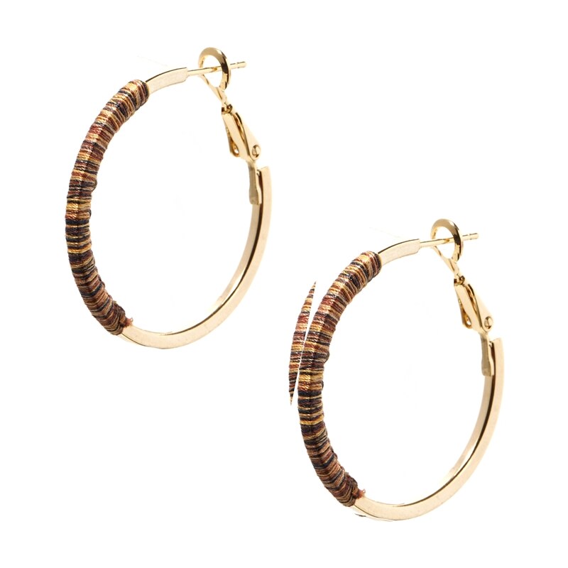 Asos Limited Edition Thread Hoop Earrings