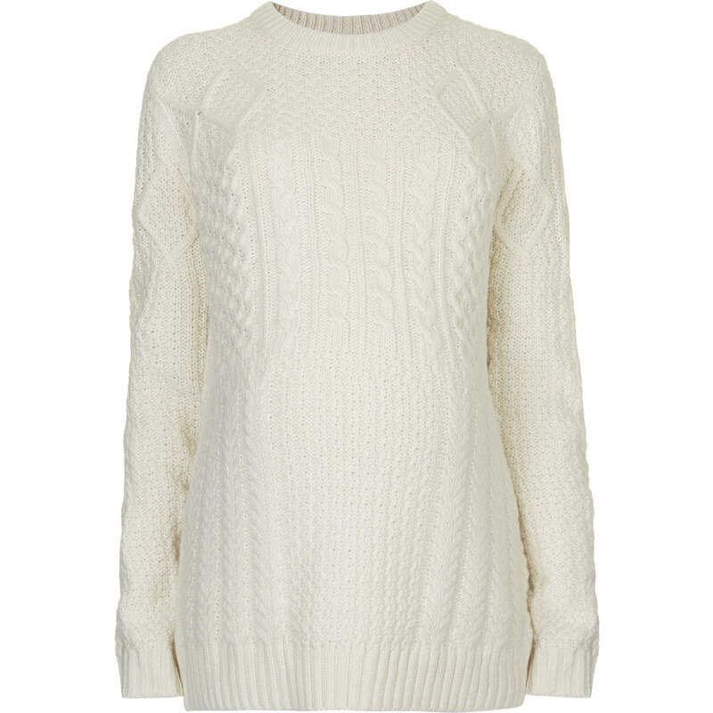 Topshop MATERNITY Cable Knit Jumper