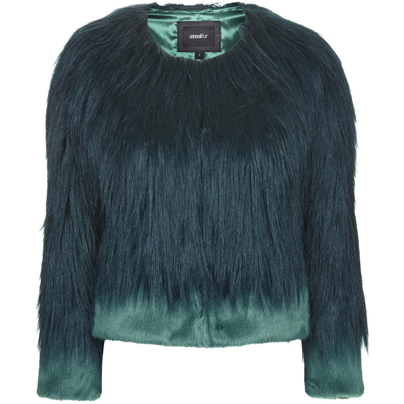 Topshop Fire and Ice Faux Fur Jacket by Unreal Fur
