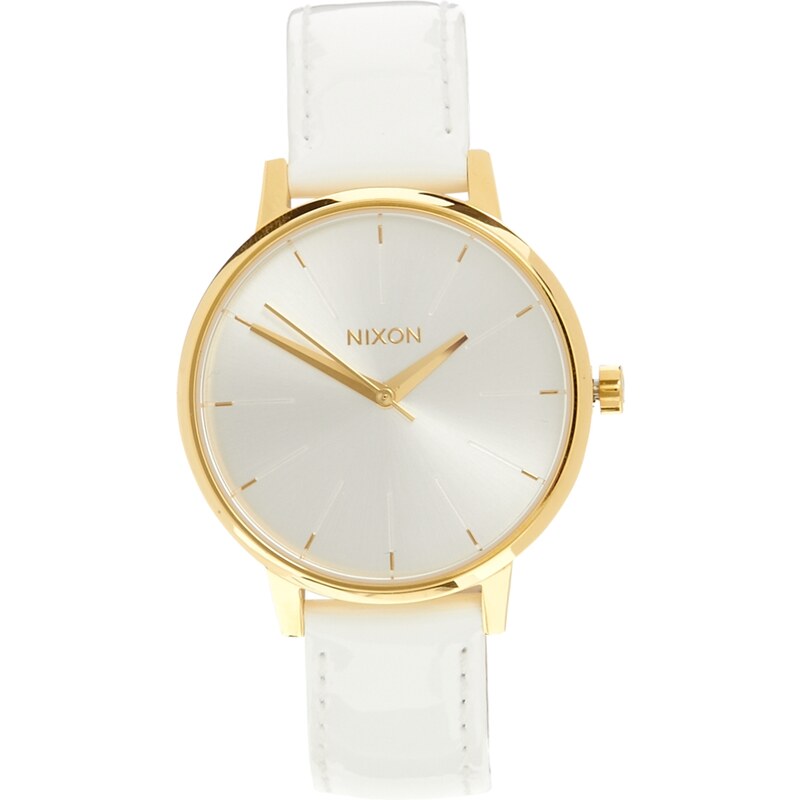Nixon Kensington White Patent Leather Watch