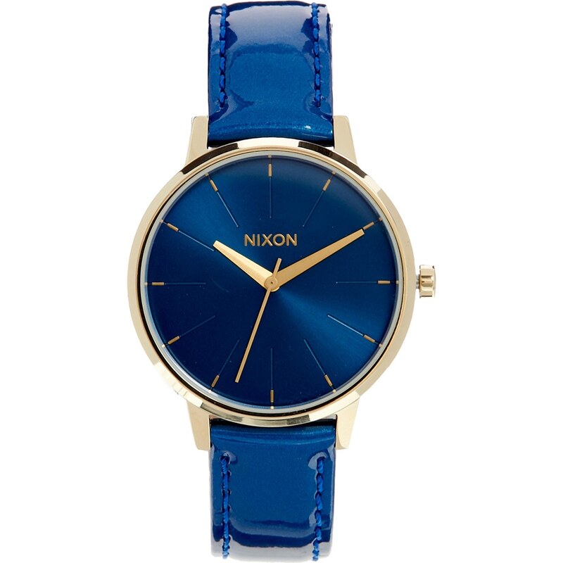 Nixon Kensington Blue Patent Leather Watch