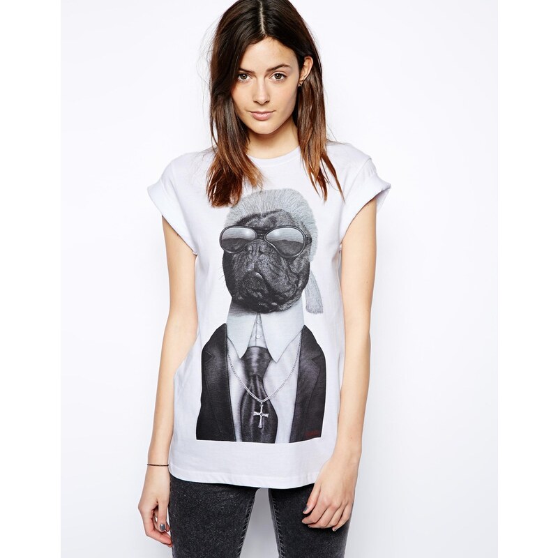 ASOS T-Shirt Karl Pug