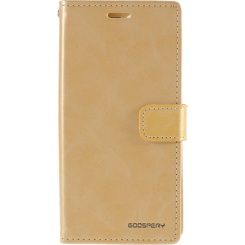 Knížkové pouzdro na iPhone 12 Pro MAX - Mercury, Bluemoon Diary Gold