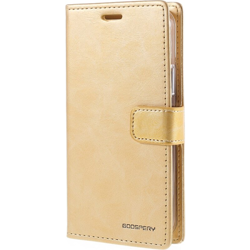 Knížkové pouzdro na iPhone 12 mini - Mercury, Bluemoon Diary Gold