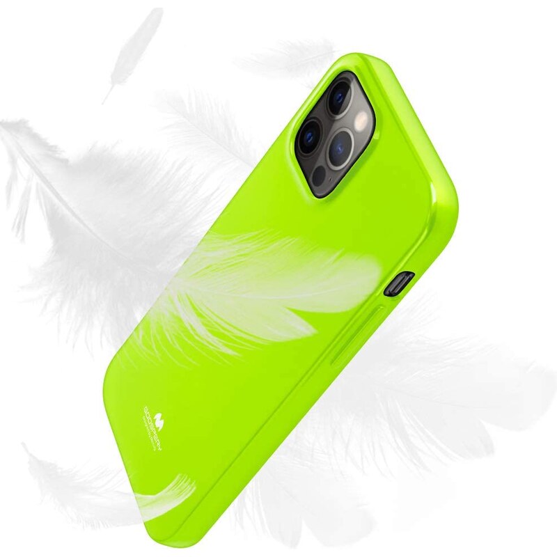 Ochranný kryt pro iPhone 12 Pro MAX - Mercury, Jelly Lime