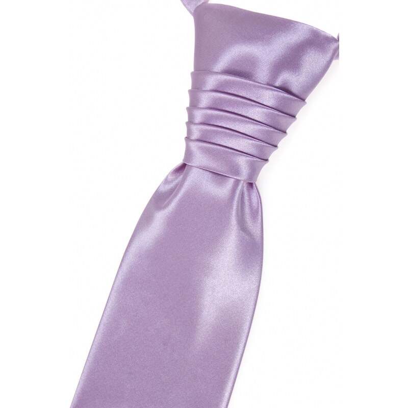 Lila hladká svatební kravata Avantgard 577-9016