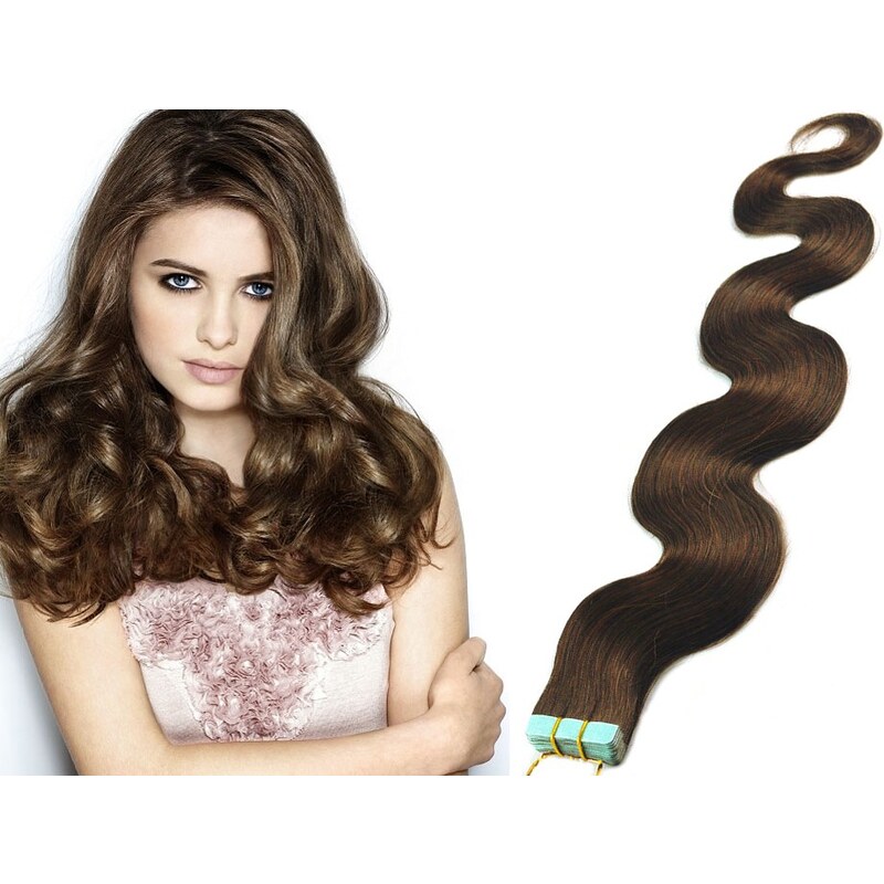 Clipinhair Vlasy pro metodu Pu Extension / TapeX / Tape Hair /