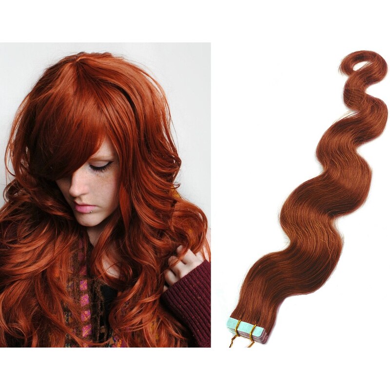 Clipinhair Vlasy pro metodu Pu Extension / TapeX / Tape Hair / Tape IN 48529383