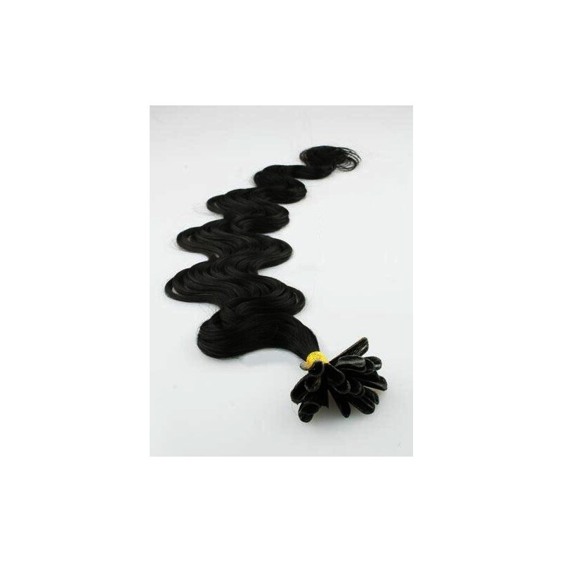 Clipinhair Vlasy evropského typu k prodlužování keratinem 50cm vlnité 48529488