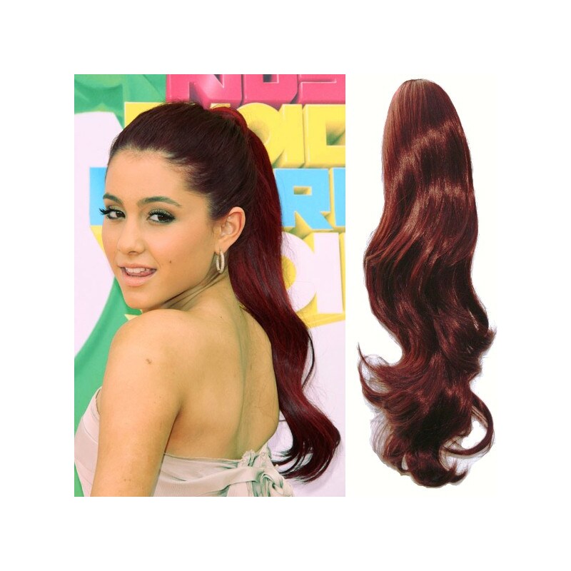 Clipinhair CLIP IN CULÍK VLNITÝ 100% LIDSKÉ REMY VLASY 60CM -