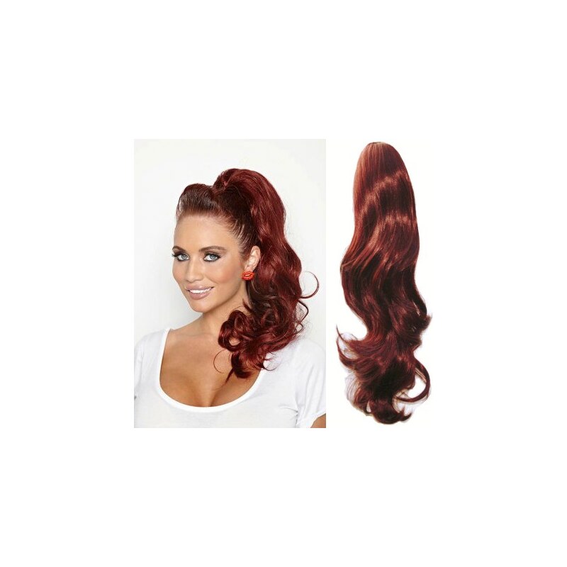 Clipinhair Clip in příčesek culík / cop 100% japonský kanekalon 60cm 48529670
