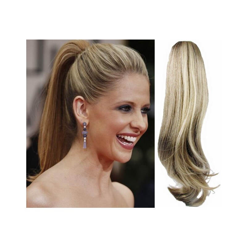 Clipinhair Clip in culík se skřipcem rovný 60 cm - platina/světle 48529662