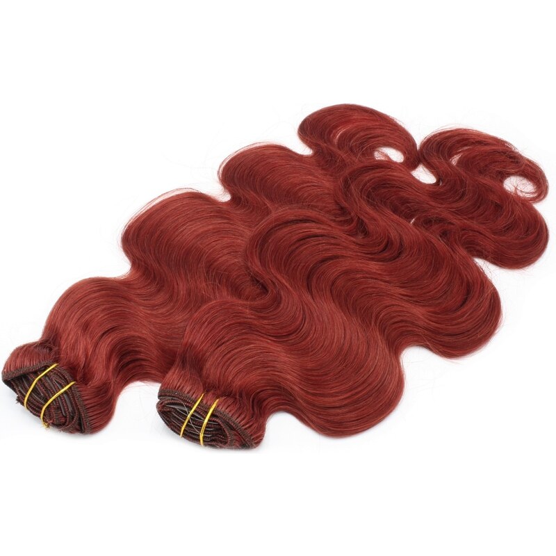 Clipinhair Vlnitý clip in maxi set 53cm pravé lidské vlasy –