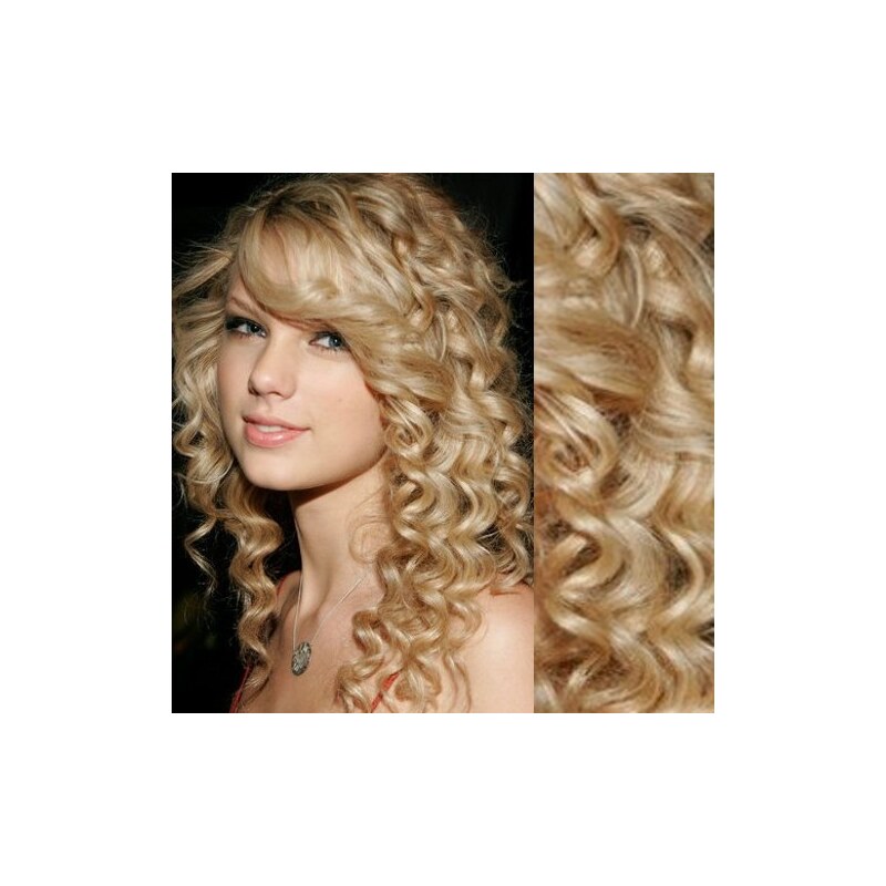 Clipinhair Clip in kudrnaté vlasy 100% lidské REMY 53cm -