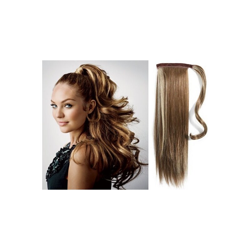 Clipinhair Clip in příčesek culík / cop 100% japonský kanekalon 60cm - 48529770