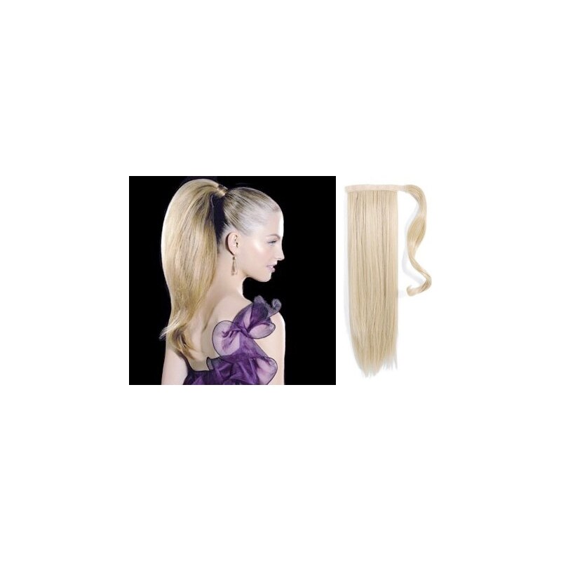 Clipinhair Clip in příčesek culík / cop 100% japonský kanekalon 60cm - 48529771