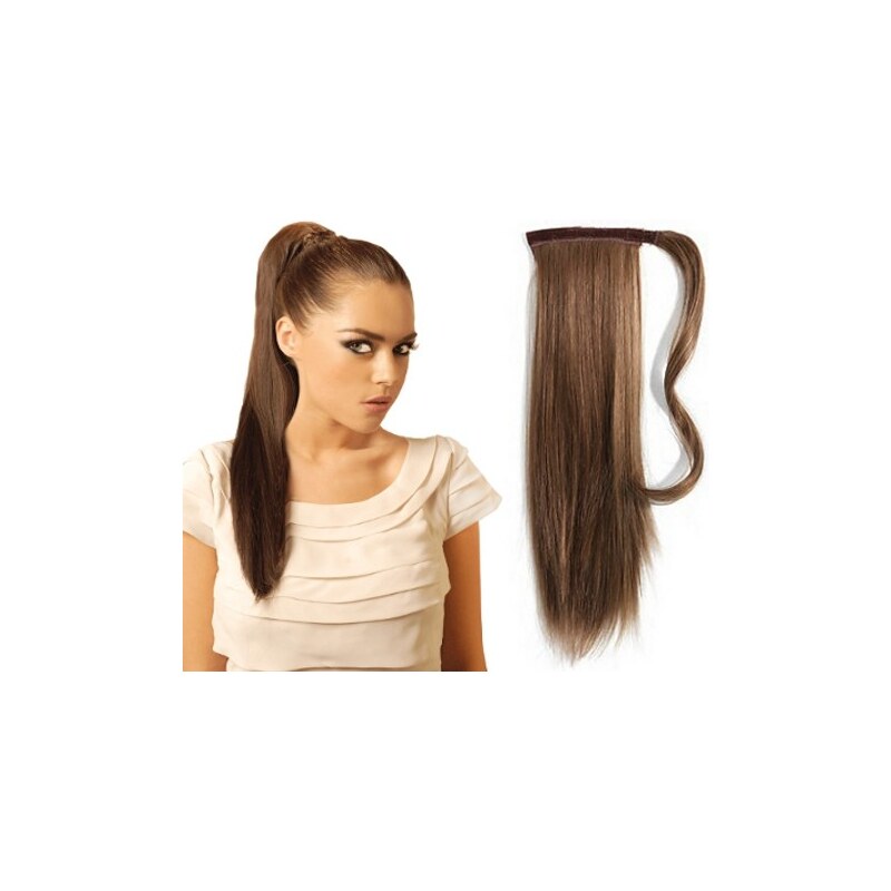 Clipinhair Clip in příčesek culík / cop 100% japonský kanekalon 60cm - 48529775