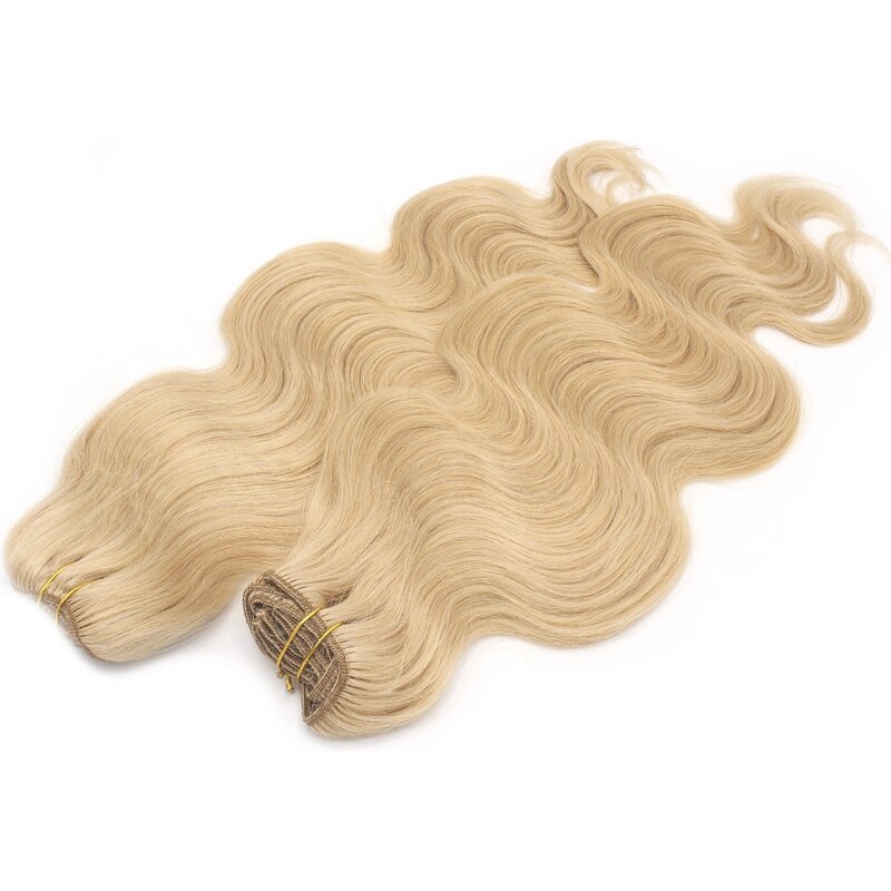 Clipinhair Vlnitý clip in maxi set 53cm pravé lidské vlasy –