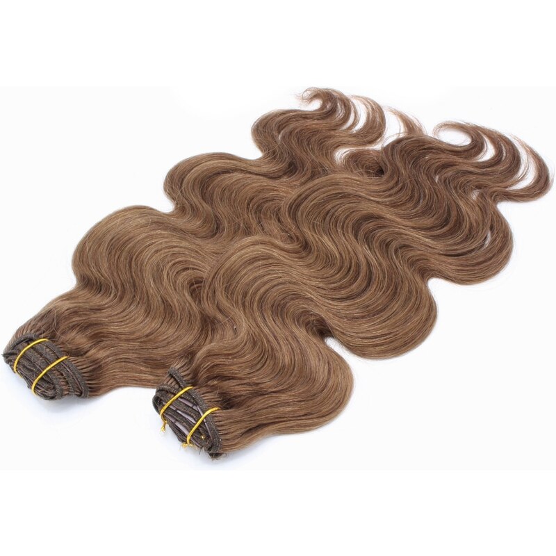 Clipinhair Vlnitý clip in maxi set 53cm pravé lidské vlasy –