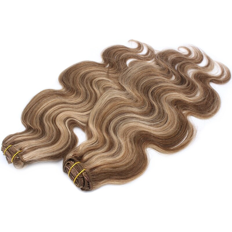 Clipinhair Vlnitý clip in maxi set 53cm pravé lidské vlasy –