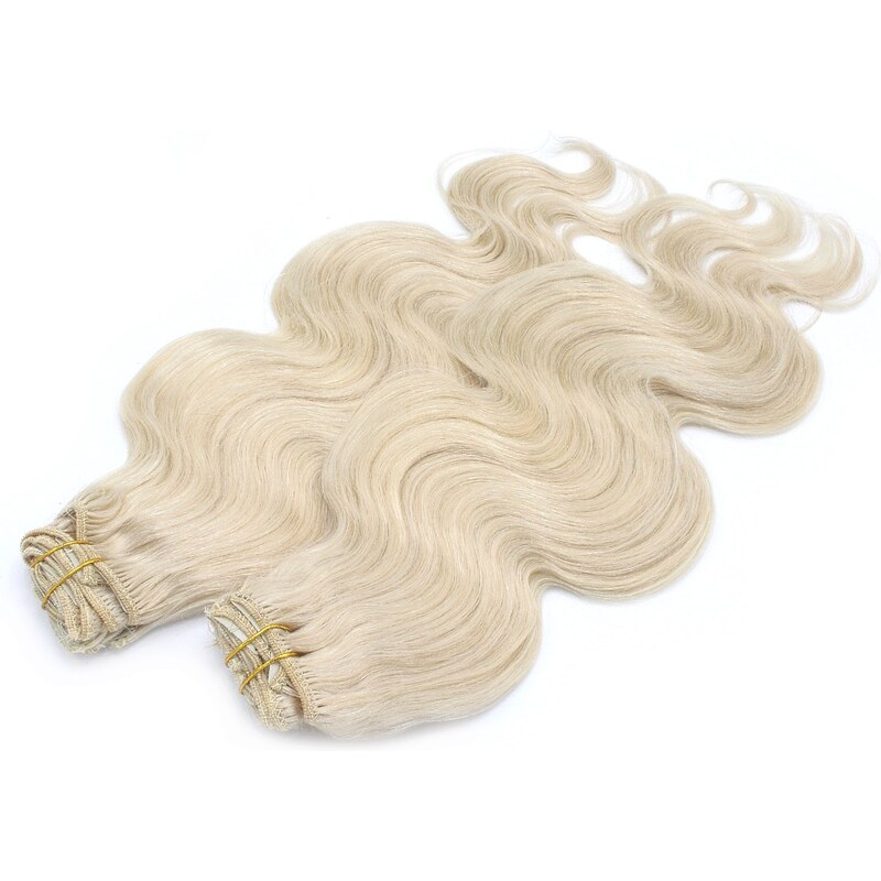 Clipinhair Vlnitý clip in maxi set 53cm pravé lidské vlasy –