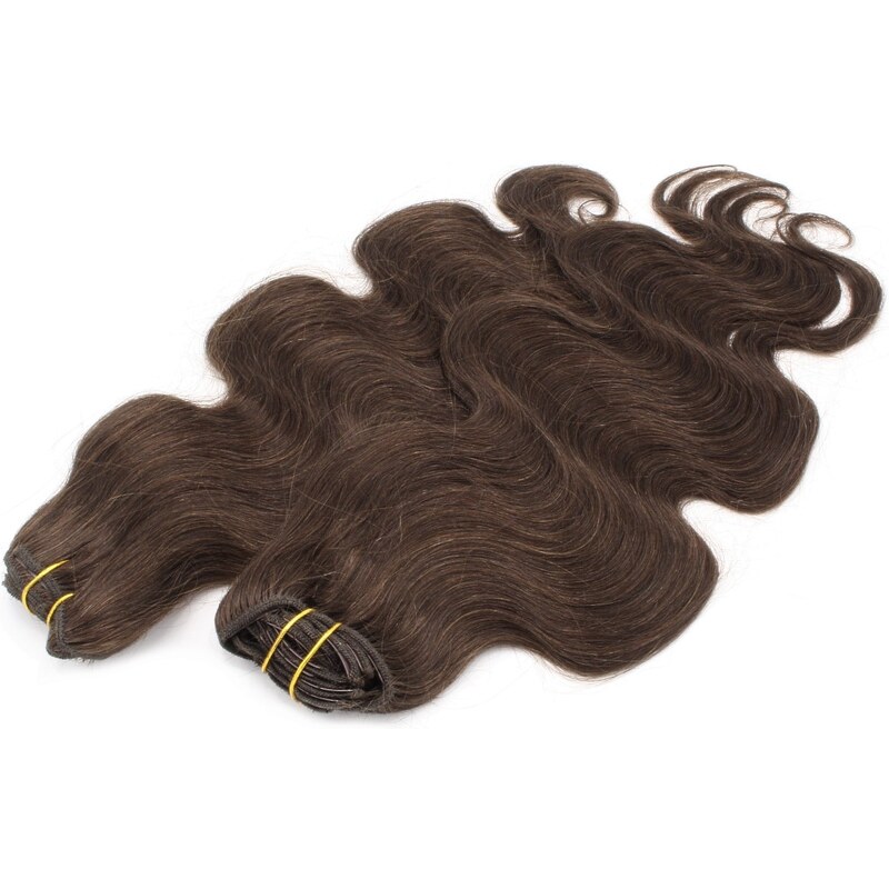 Clipinhair Vlnitý clip in maxi set 53cm pravé lidské vlasy –