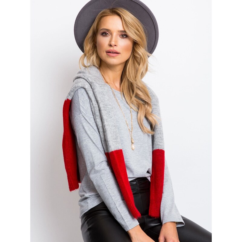 BASIC Feel Good Blouse-RV-BZ-5121.21P-grey