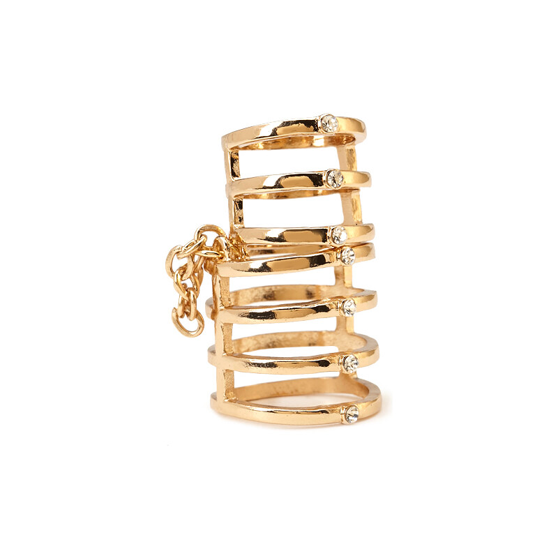 FOREVER21 On The Edge Caged Ring