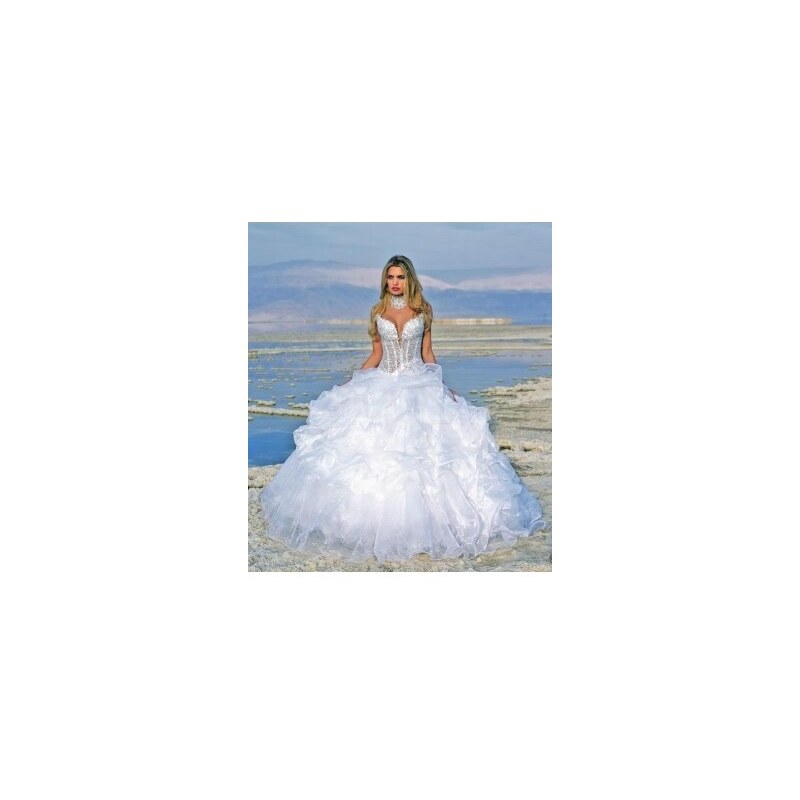 extra luxusní bílé svatební šaty Claudia M-L
