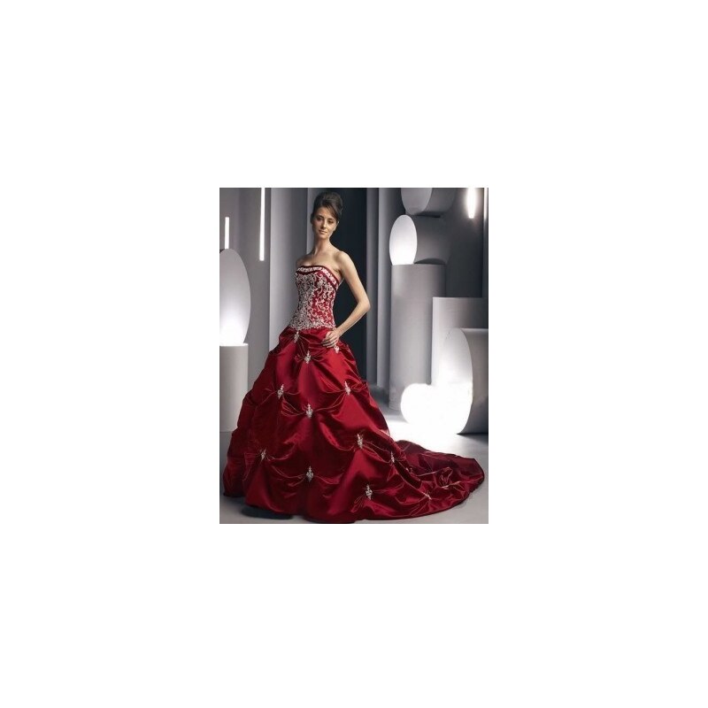 rudé plesové nebo svatební šaty Viola M-L