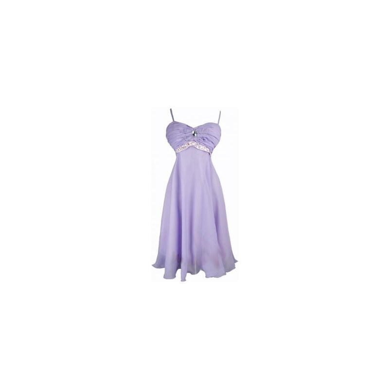 Sofia fialové společenské krátké šaty koktejlky
