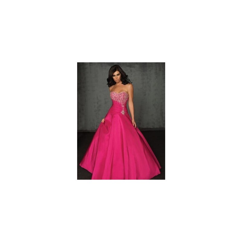 luxusní plesové růžové šaty na maturitní ples Pinky M-L