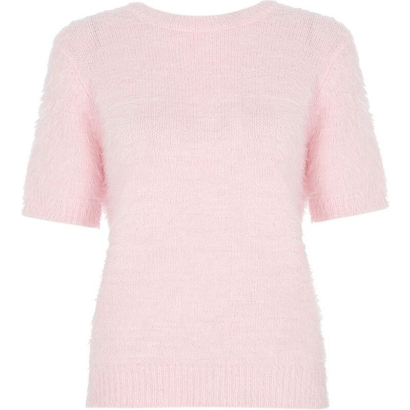 QUIZ LONDON Růžový svetr s krátkými rukávy