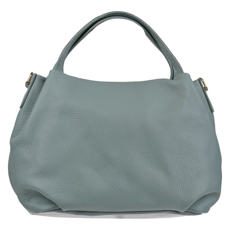 Modrá kožená italská crossbody kabelka Tea Mentolo NovaKabelka