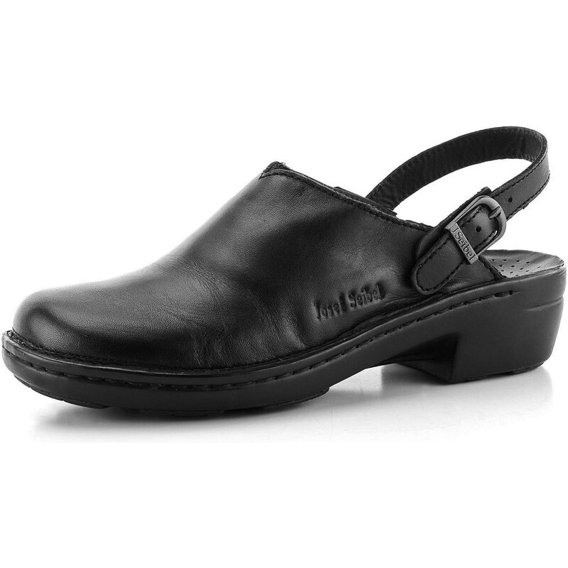 Josef Seibel černé pantofle nazouváky 9592023
