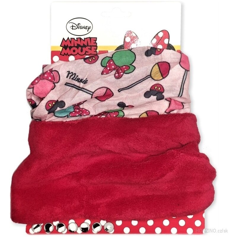 Setino Dětský / dívčí nákrčník / multifunkční šátek Minnie Mouse - Disney