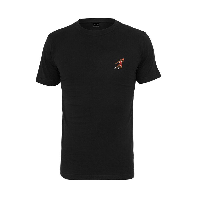 Mister Tee Tričko hnědá / oranžová / světle červená / černá /