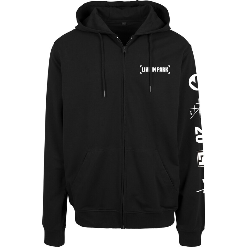 Mister Tee Mikina Linkin Park Anniversary černá / bílá