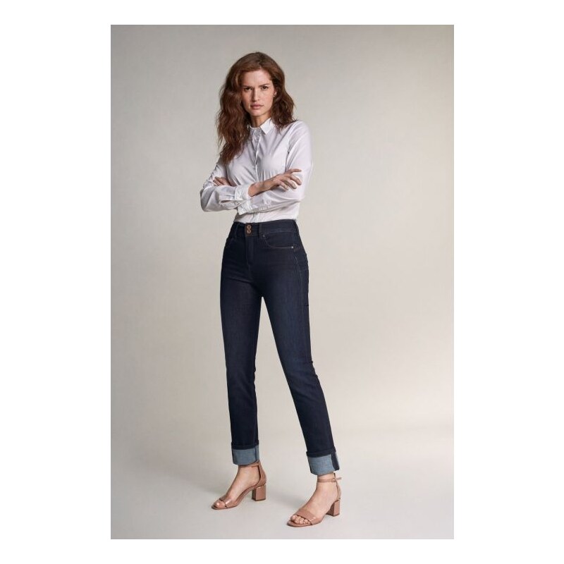 SALSA dámské tvarující džíny s vysokým pasem SECRET 112919