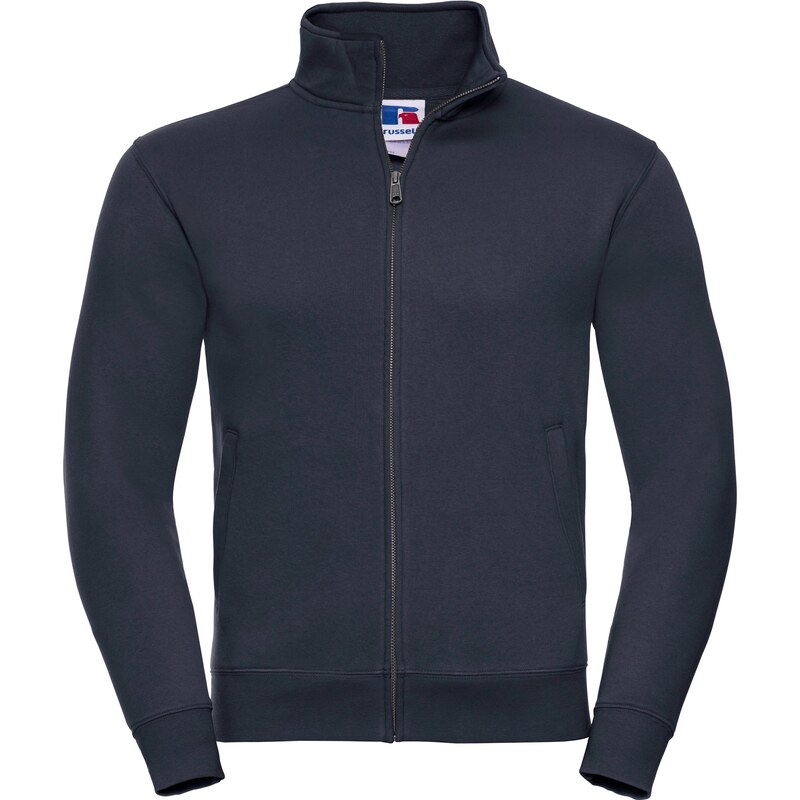Pánská mikina na zip z česané bavlny authentic Russell