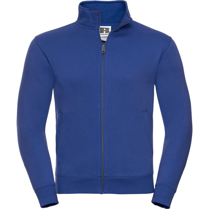 Pánská mikina na zip z česané bavlny authentic Russell