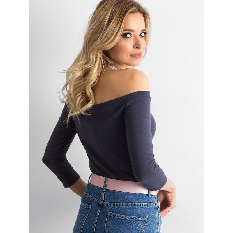 BASIC Feel Good Blouse-RV-BZ-4692.22-graphite