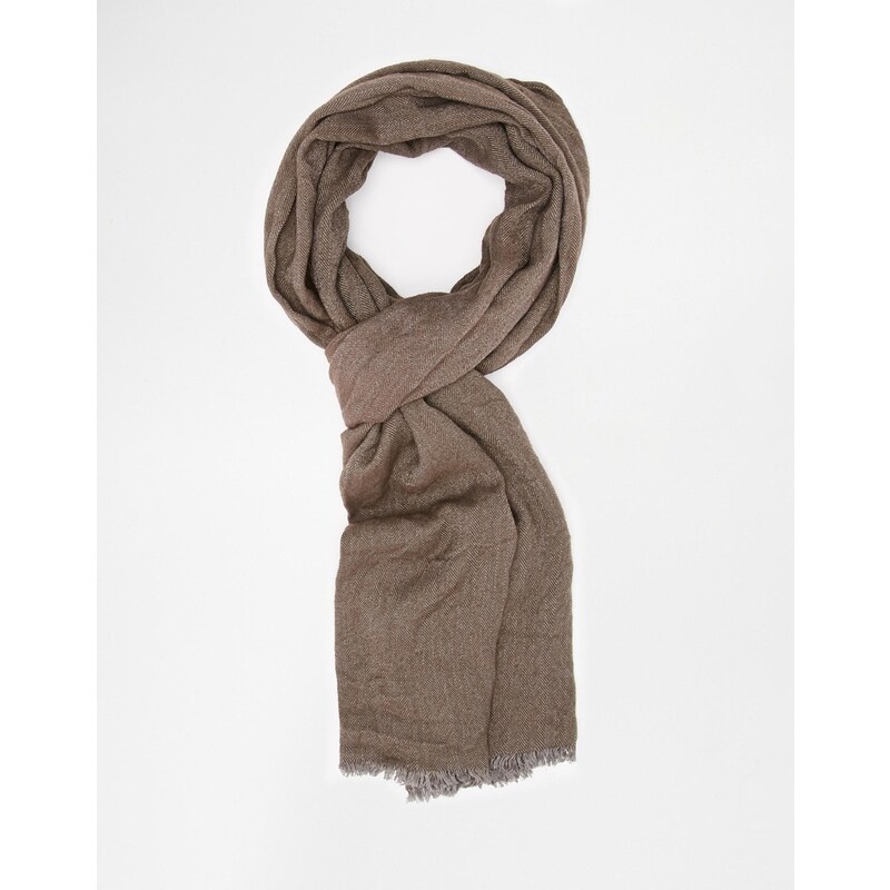Esprit Herringbone scarf - Brown