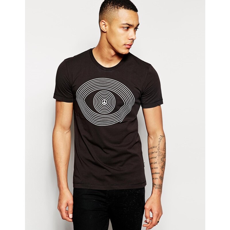 Love Moschino Eye T-Shirt - Black