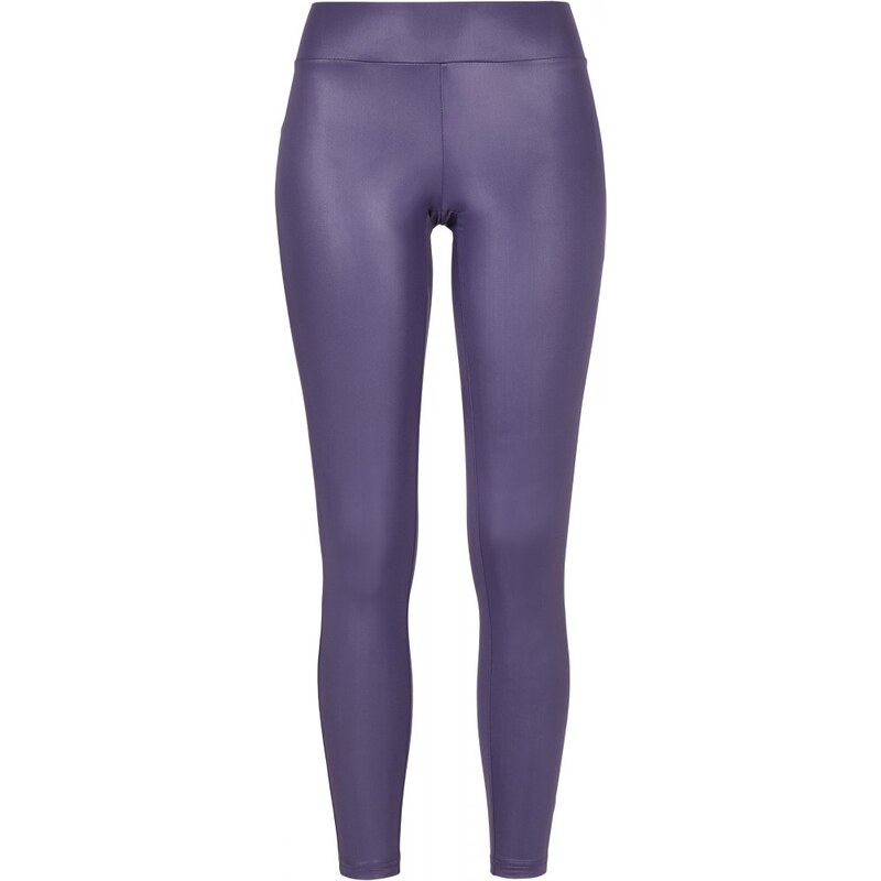 URBAN CLASSICS Ladies Imitation Leather Leggings - darkduskviolet