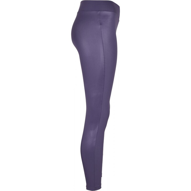 URBAN CLASSICS Ladies Imitation Leather Leggings - darkduskviolet