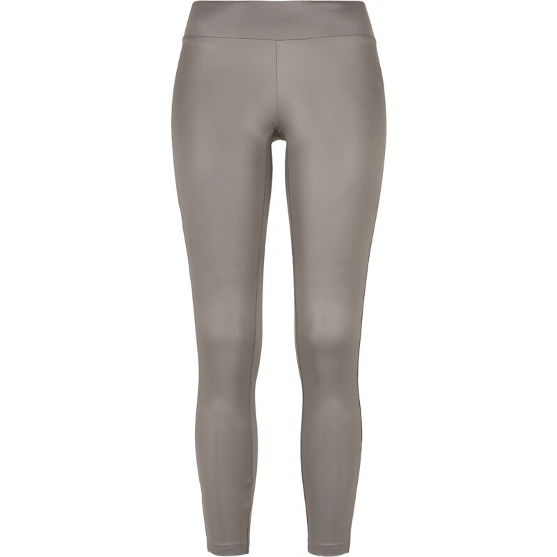 Legíny Urban Classics Ladies Imitation Leather Leggings - asphalt 81516417