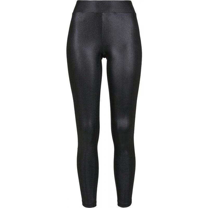 URBAN CLASSICS Ladies Imitation Leather Leggings - black